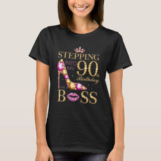 Wie ein Boss in meinen 90. Geburtstag gehen T-Shirt