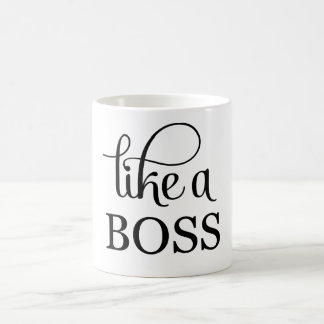 Wie ein Boss Kaffeetasse