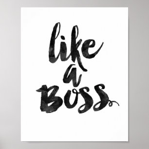 Wie ein Boss Poster
