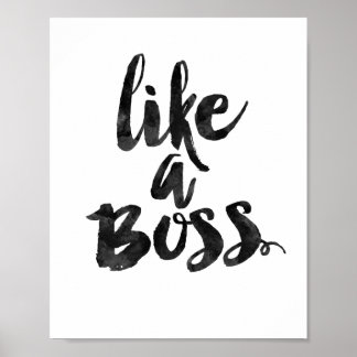 Wie ein Boss Poster