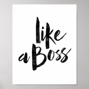 Wie ein Boss Poster