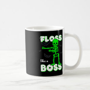 Wie ein Boss Skelett Halloween Boys Girls Ki Kaffeetasse