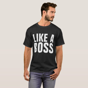 WIE EIN BOSS-T - Shirt, schwarz T-Shirt
