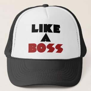 Wie ein Boss Truckerkappe