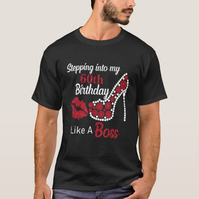 Wie ein Boss zum Geburtstag H T-Shirt (Vorderseite)