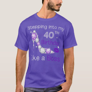 Wie ein Chef Funny F in meinen 40. Geburtstag eint T-Shirt