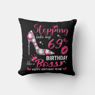 Wie ein Chef in meinen 69. Geburtstag eintreten Kissen