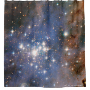 Wie ein Diamant im Duschvorhang des Sky Universe