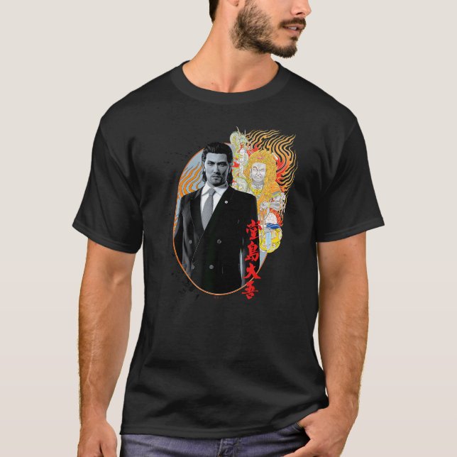 Wie ein Dragon Yakuza Daigo Dojima T-Shirt (Vorderseite)