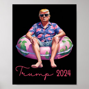 Wie ein Felon Funny Trump Sommer 2024 2 Seite 1 Poster