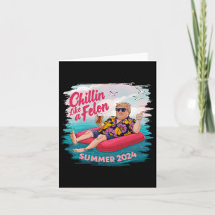 Wie ein Felon Trump Sommer 2024 Beach Karte