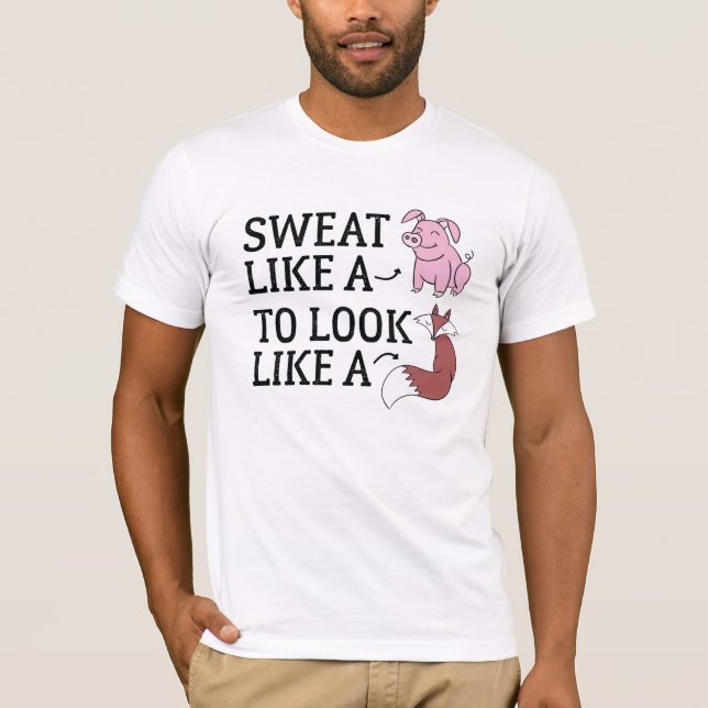 Wie ein Fuchs aussehen T-Shirt (Vorderseite)
