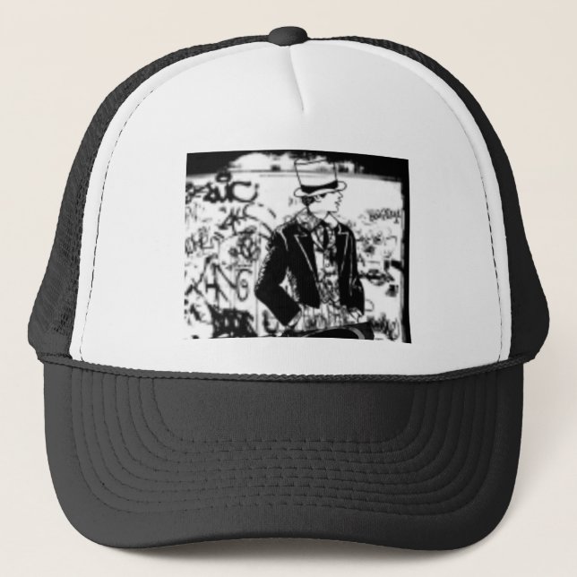 WIE EIN GRAFFITI TAG STYLE 5 TRUCKERKAPPE (Vorderseite)