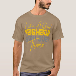 WIE EIN GUTER NACHBAR BLEIB DRÜBEN 80er Mädchen T-Shirt