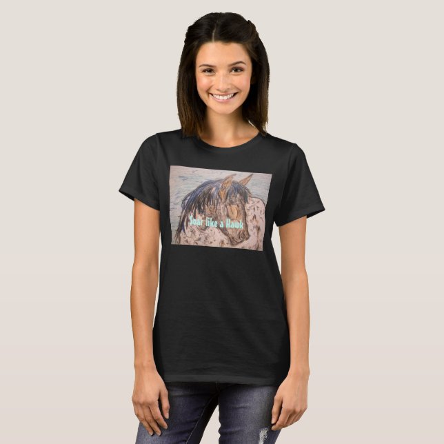 Wie ein Hawk T-Shirt (Vorne ganz)