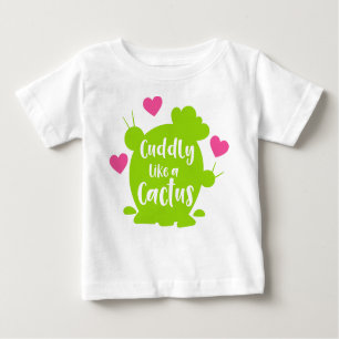 Wie ein Kaktus, Kakteen, Sukkulent, Herz Baby T-shirt
