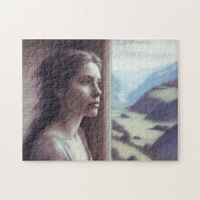 "Wie ein kühner Blick in einer Trance" Puzzle (Horizontal)