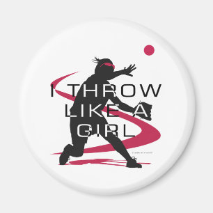 Wie ein Mädchen D Magnet