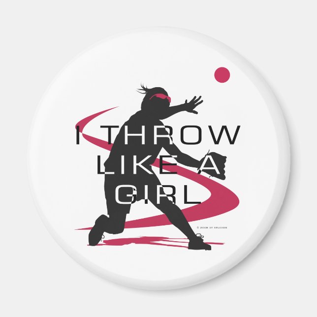 Wie ein Mädchen D Magnet (Vorne)