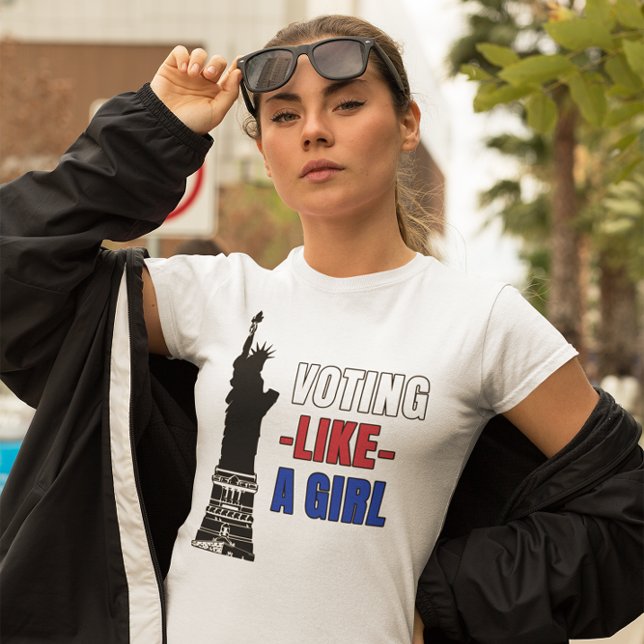 Wie ein Mädchen stimmen T-Shirt (Von Creator hochgeladen)