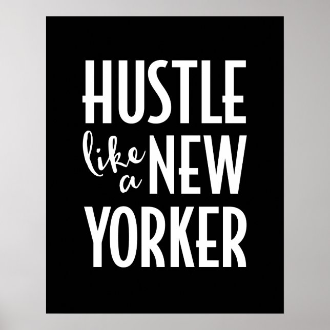 Wie ein New Yorker Poster drucken (Vorne)
