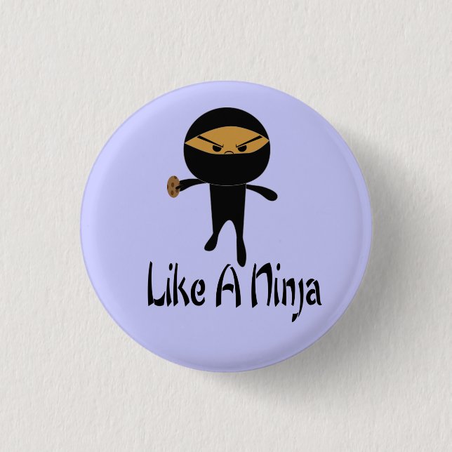 Wie ein Ninja Button (Vorderseite)