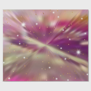 Wie ein Party am Himmel. Geschenkpapier