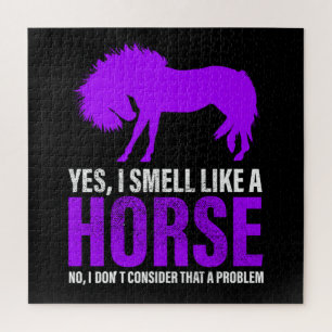 Wie ein Pferd riechen ist kein Problem    Puzzle