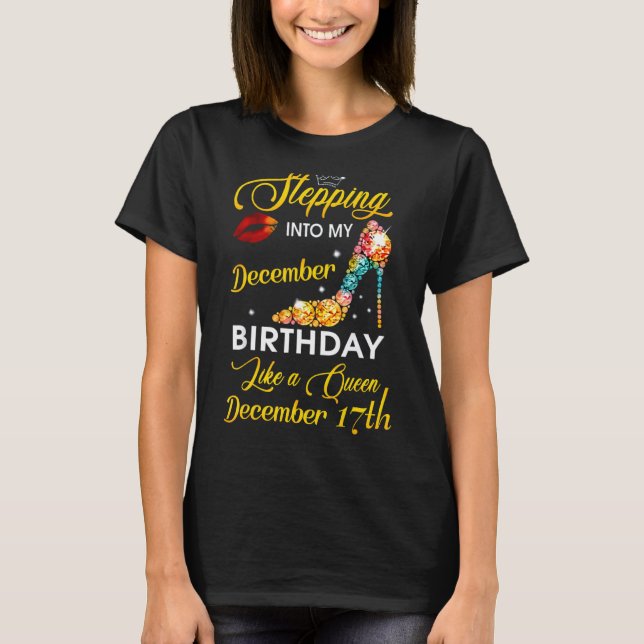 Wie ein Quästoren in den 17. Dezember T-Shirt (Vorderseite)