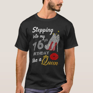 Wie ein Queen-Party in meinen 76. Geburtstag eintr T-Shirt