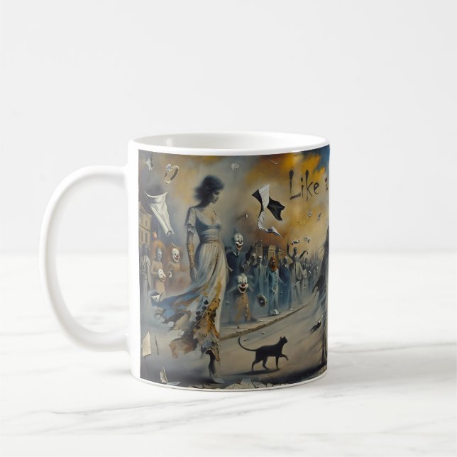 Wie ein rollender Stein Windswept Dream Becher Kaffeetasse (Links)