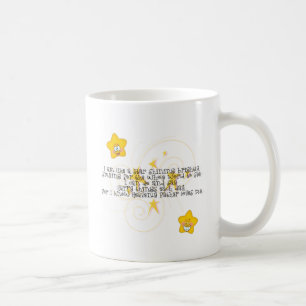 wie ein Stern, der hell glänzt Kaffeetasse
