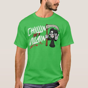 Wie ein Villain Grim Sensenmann Halloween T-Shirt