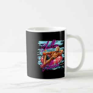 Wie ein Villain Trump Sommer 2024 Relaxing Beach Kaffeetasse