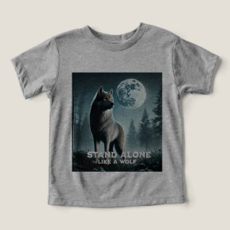 Wie ein Wolf-T - Shirt allein stehen