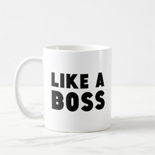 Wie eine Boss Coffee Tasse