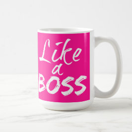 Wie eine Boss-Tasse - Rosa Tasse