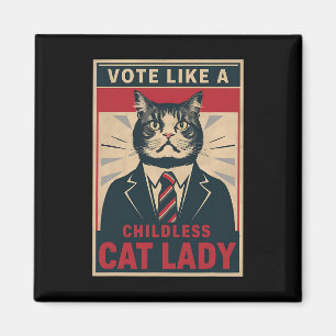 Wie eine kinderlose Katzenlady Lustig Wählen Kamal Magnet