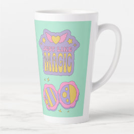 wie eine magische Brille im Stil der 90er Jahre Milchtasse