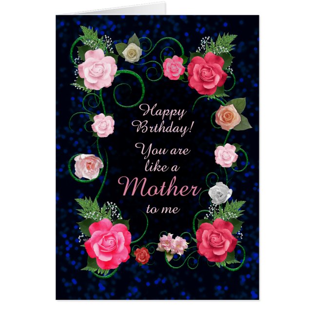 Wie eine Mutter zum Geburtstag Schöne Rose (Vorne)