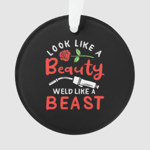 Wie eine schöne Wölfe aussehen Ornament