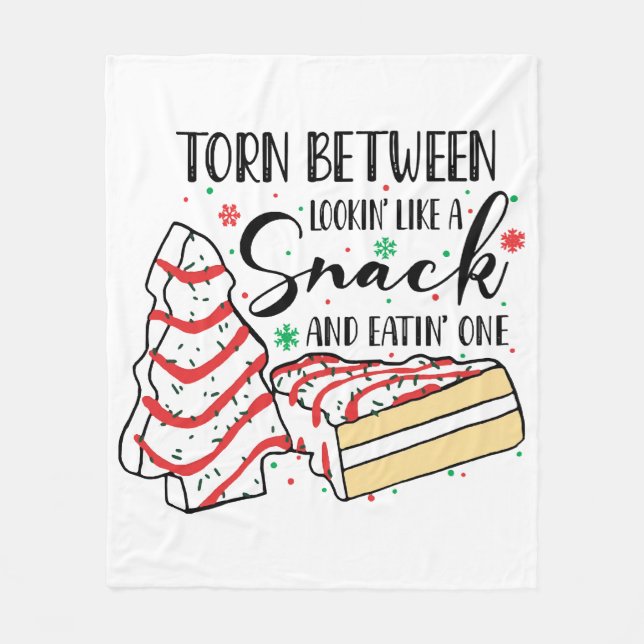 Wie eine Snackbar Fleecedecke (Vorderseite)