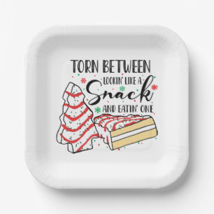 Wie eine Snackbar Pappteller