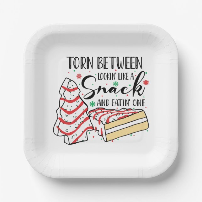 Wie eine Snackbar Pappteller (Vorderseite)