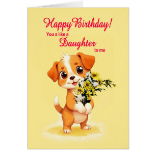 Wie eine Tochter für mich GeburtstagWelpen und Blu