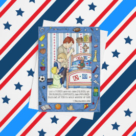 Wie eine Vatertagskarte Karte