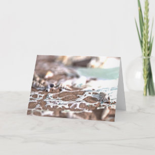 Wie eine Welle an der Küste Karte