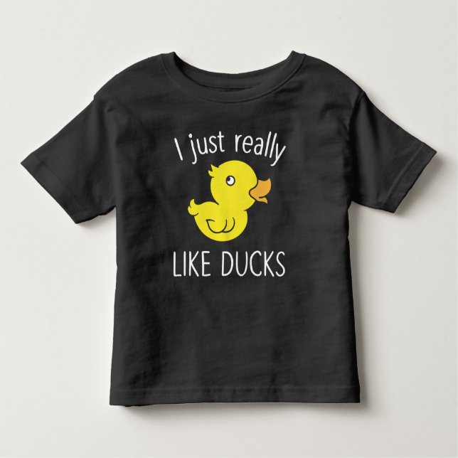 Wie Enten Funny Duck Lover Kleinkind T-shirt (Vorderseite)