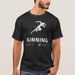 Wie es läuft oder Liebe Es lustiges T-Shirt