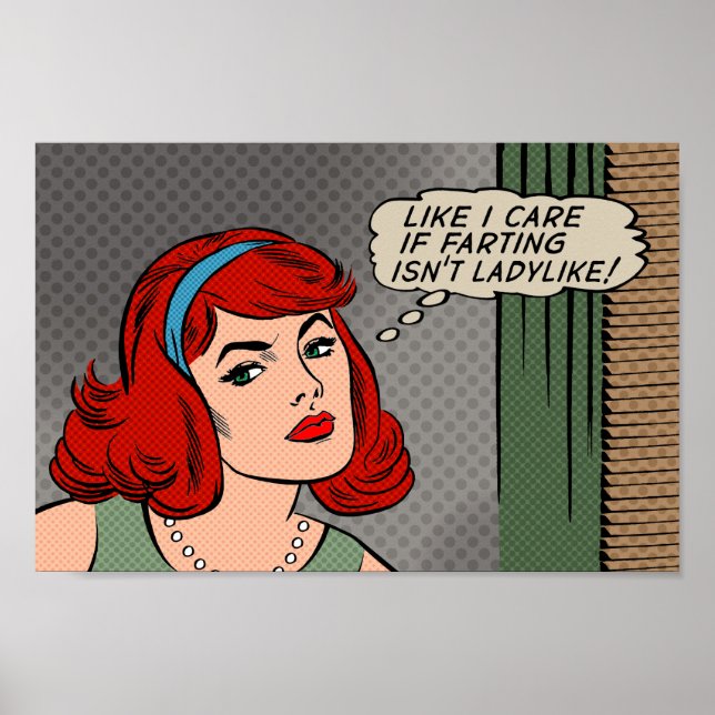 "Wie es mir wichtig ist, wenn Farting nicht Ladyli Poster (Vorne)